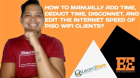 timmy piso wifi|How to manually add and deduct time, or edit internet speed of .